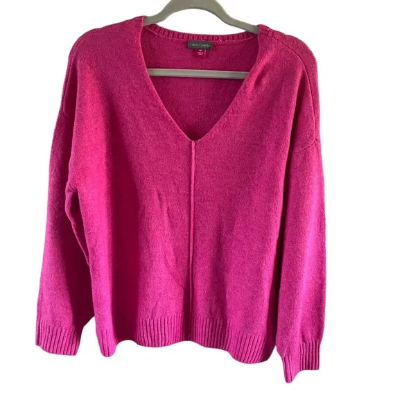 NWT Vince Camuto Paradox Women Pink Long Sleeve Light Wt Sweater size medium - Picture 5 of 14